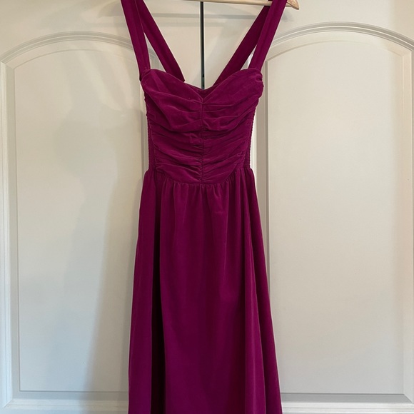 Anthropologie HD in Paris Corduroy halter dress with sweetheart neckline. - Picture 6 of 15